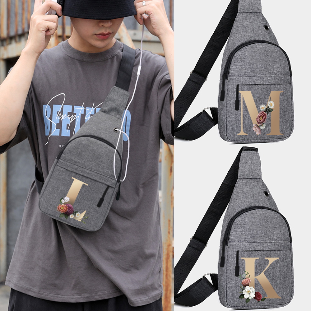 Cycling Commuter Bag - Bolsa de Peito Masculina Transversal de