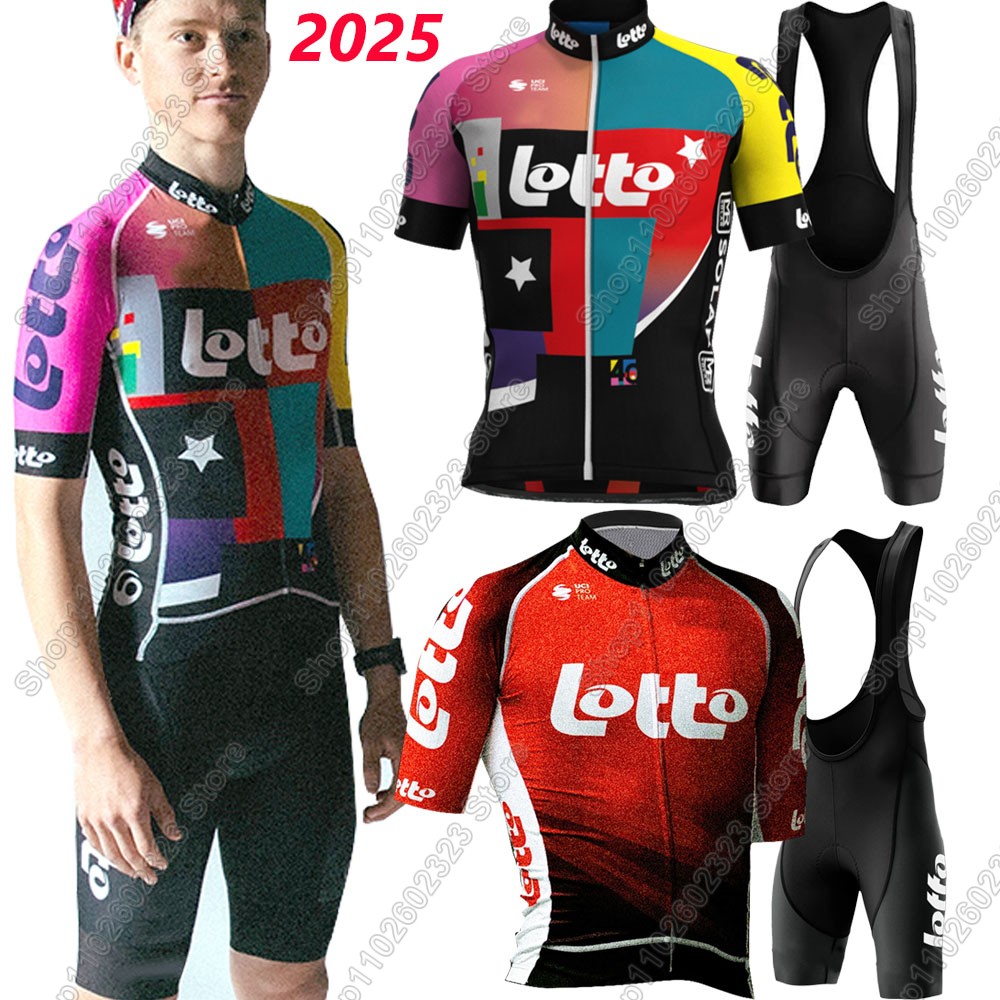 Cycling Commute Shorts - Lotto equipe 2025 conjunto camisa de