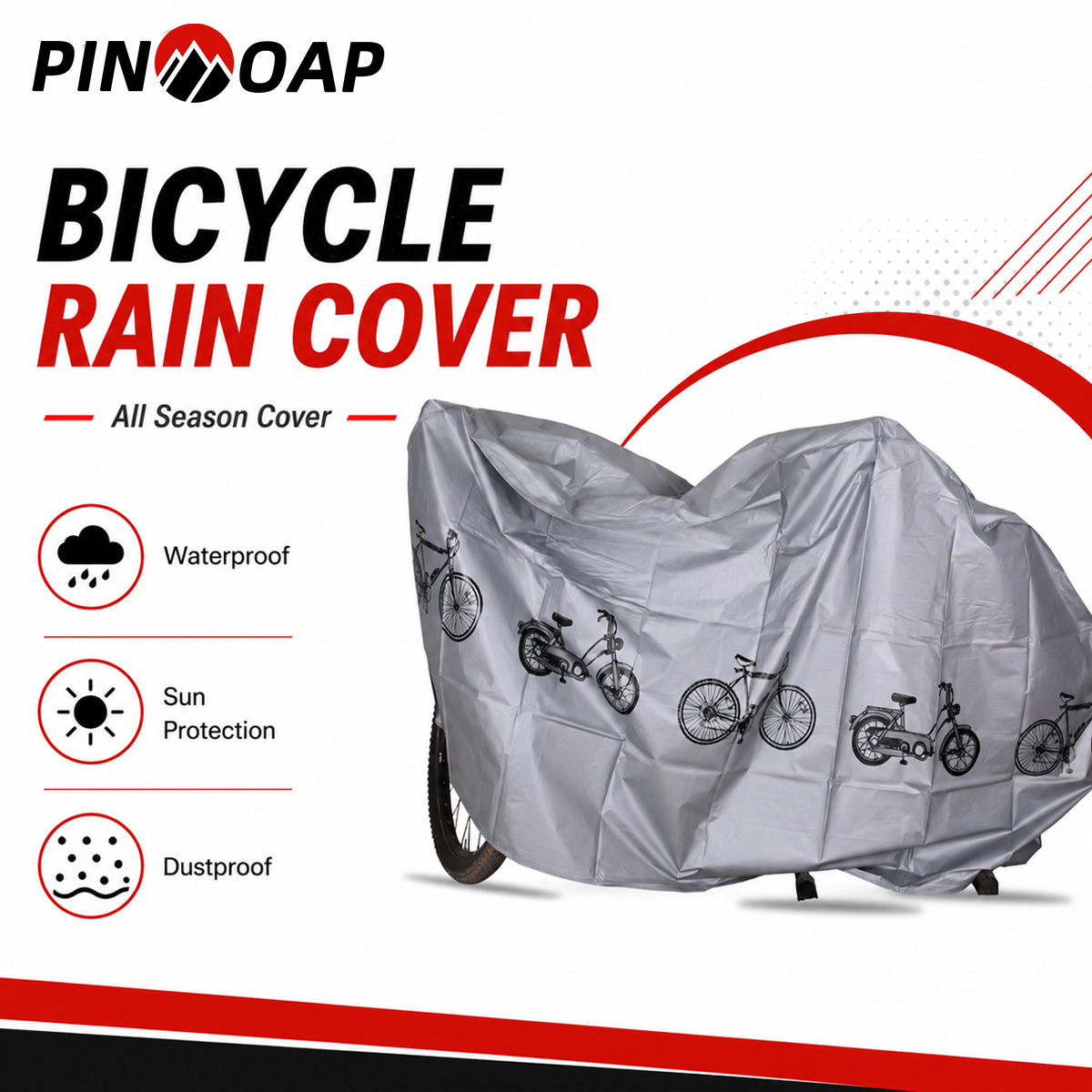 Cycling Commuter Bag - Capa de Chuva Universal para Bicicleta