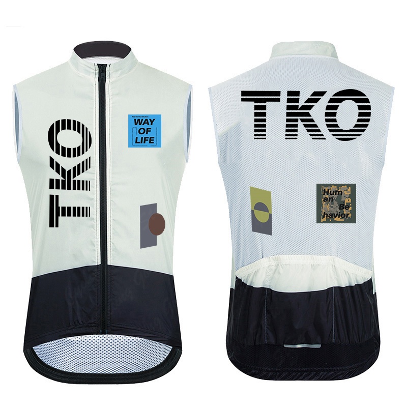 Reflective Vest Cycling - TKO Camisa masculina à prova de