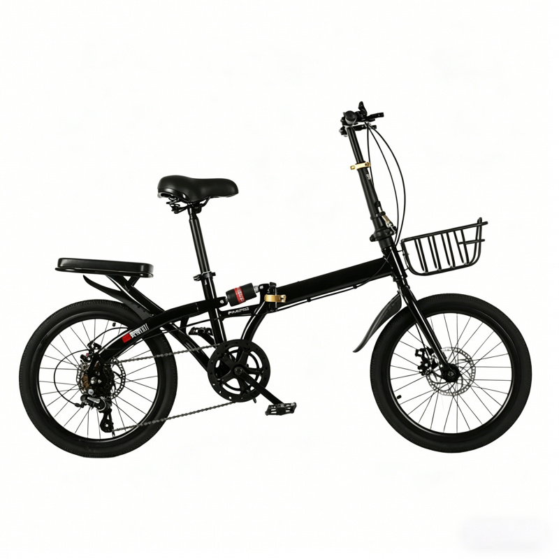 Commuting With Bike - Bicicleta Dobrável de 20 Polegadas, 7