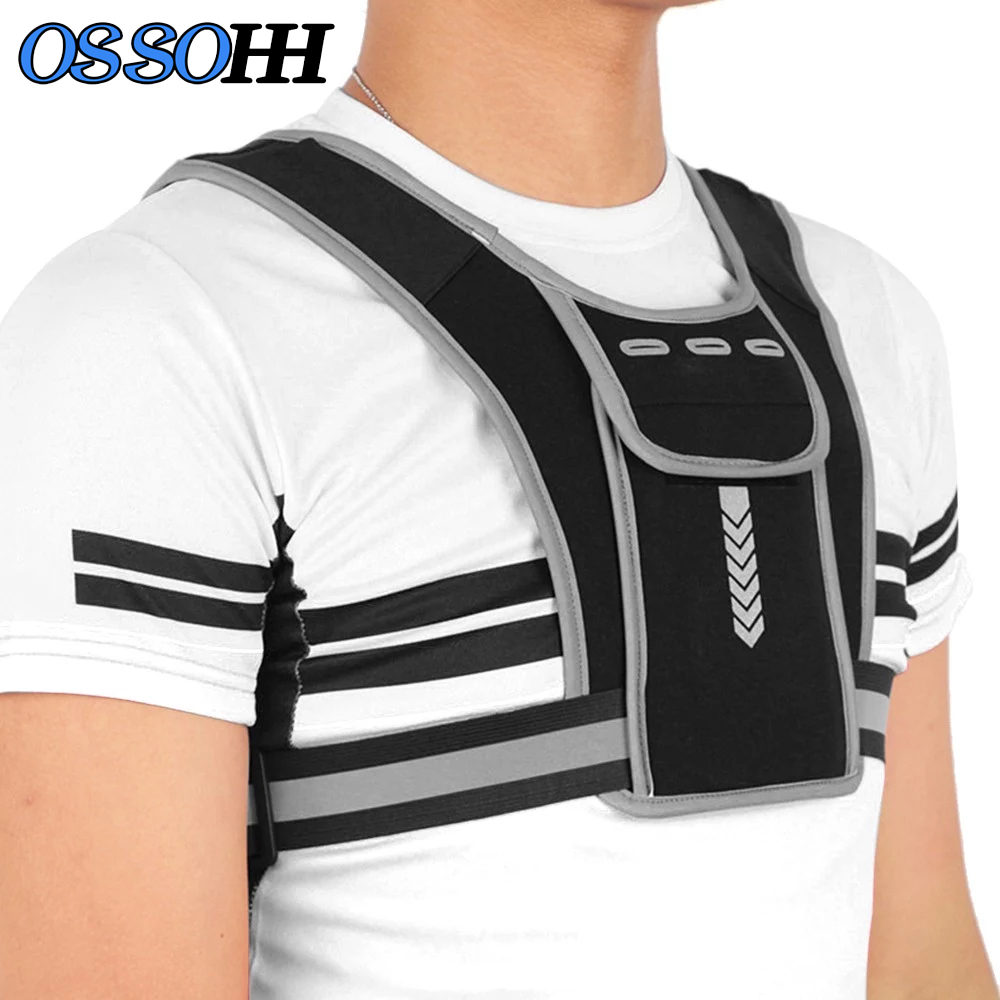 1 pçs colete de corrida reflex - Reflective Vest Cycling avaliação e preço