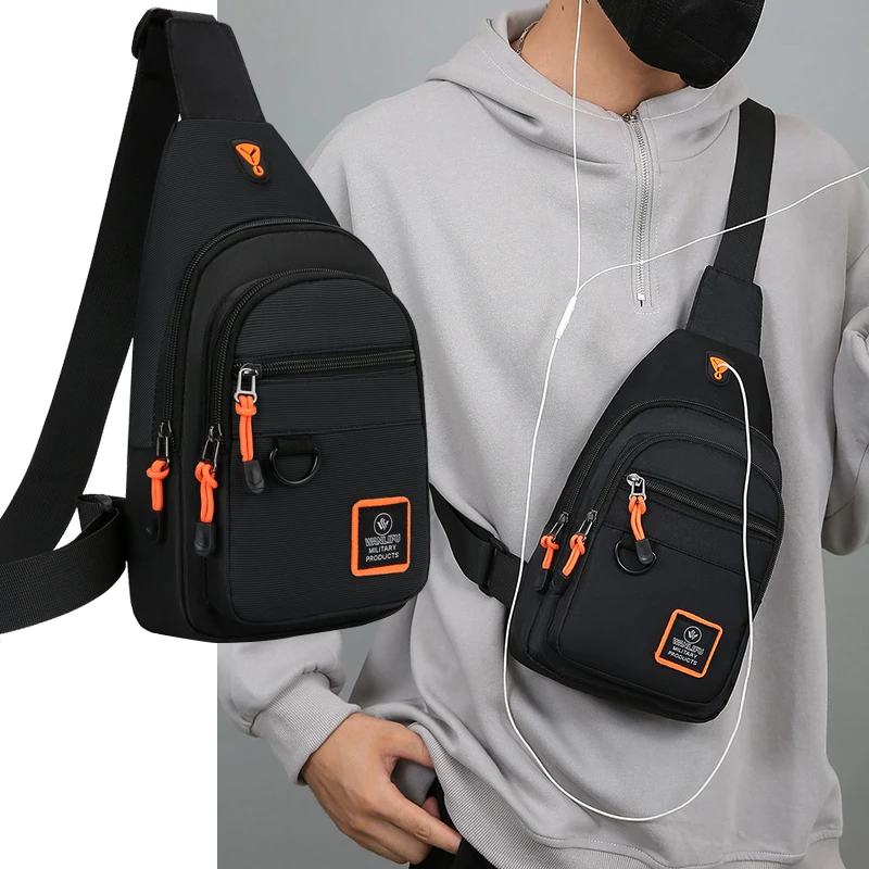 Nova bolsa de peito masculina, - Cycling Commute Backpack avaliação e preço