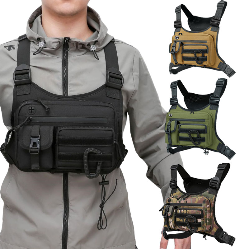 Saco de peito tático colete ma - Cycling Commuter Backpack Waterproof avaliação e preço