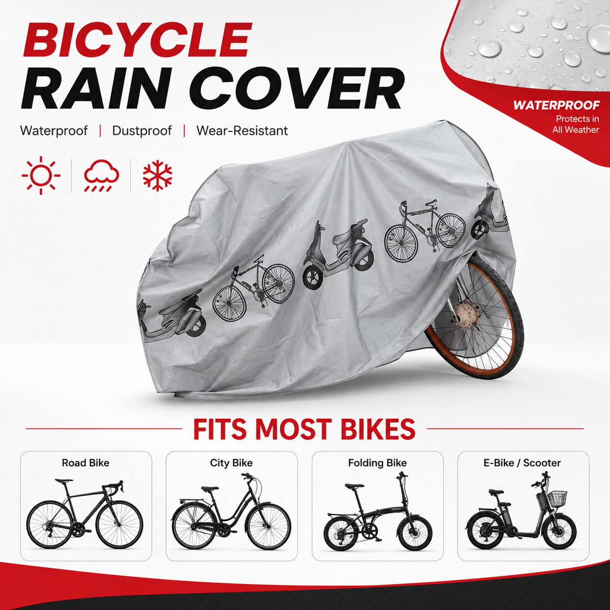 Capa de Chuva Universal para B - Cycling Commuter Bag avaliação e preço