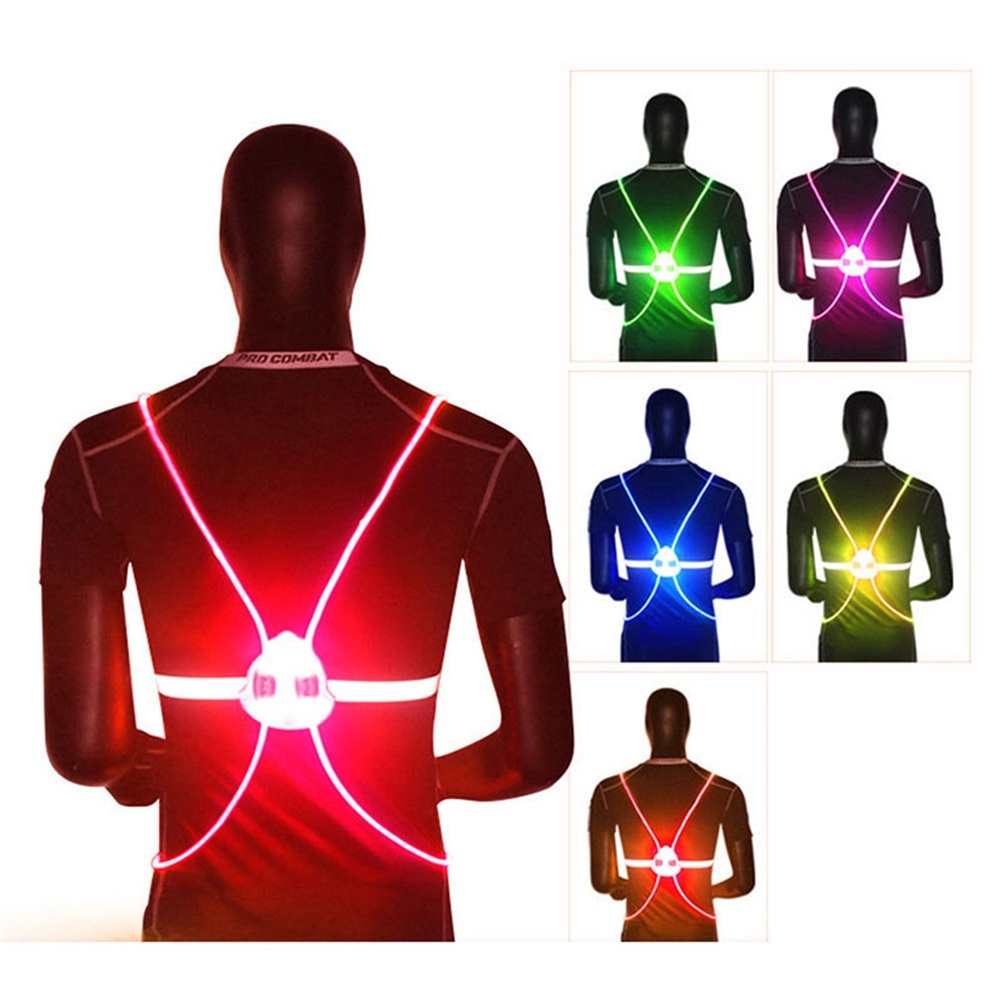 Colete de Segurança LED Reflet - Reflective Vest Cycling avaliação e preço