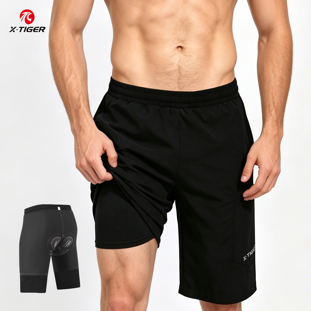 X-TIGER 2 em 1: Novas Bermudas - Cycling Shorts For Commute avaliação e preço